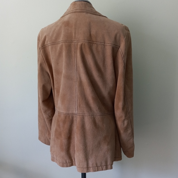 Brown Suede Jacket - Picture 3 of 12